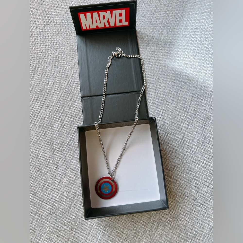 Marvel Captain America Shield Necklace